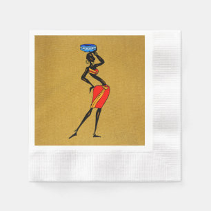 Serviette En Papier Papier Napkin pour femmes africaines