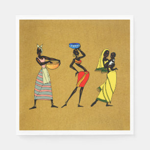 Serviette En Papier Papier Napkin pour femmes africaines