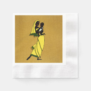 Serviette En Papier Papier Napkin pour femmes africaines
