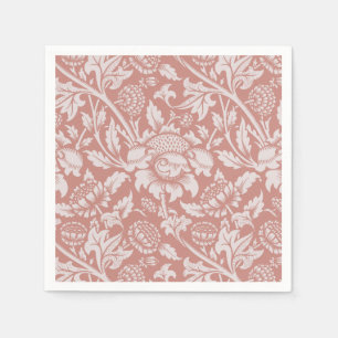 SERVIETTE EN PAPIER PAPIER NAPKIN : WILLIAM MORRIS : FLORAL