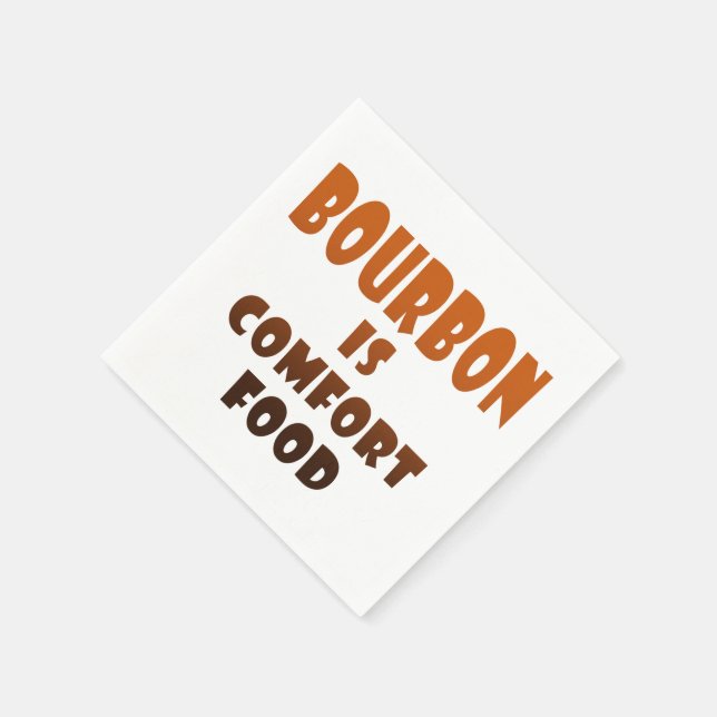 Serviette En Papier PAPIER NAPKINS - BOURBON est Comfort Food (Coin)