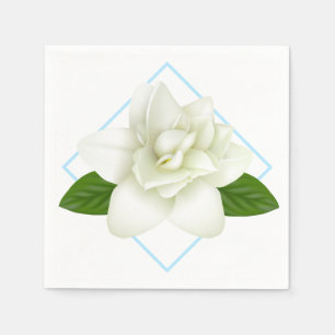 Serviette En Papier Papier Napkins-Gardenia