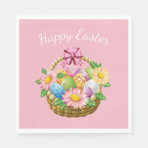 Serviette En Papier Papier Napkins-Pâques