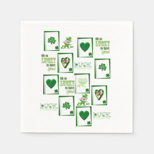 Serviette En Papier Papier Napkins St. Patrick's Day