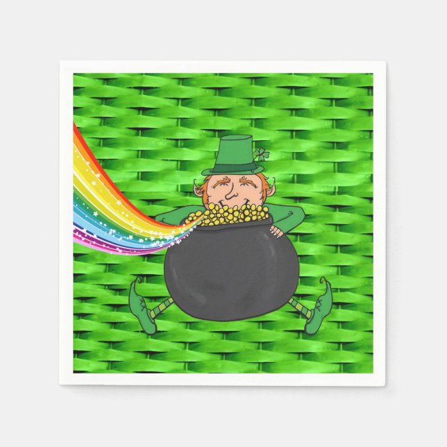 Serviette En Papier Papier Napkins St. Patrick's Day (Devant)