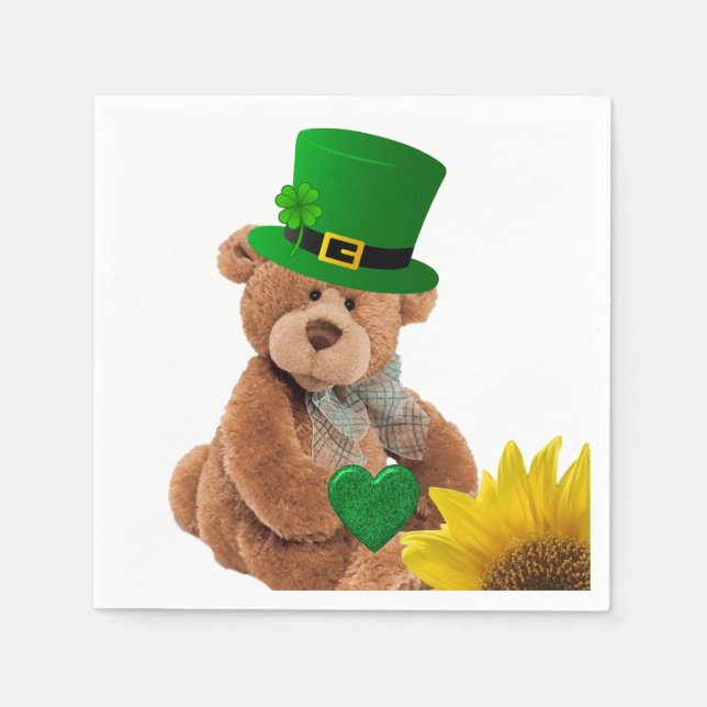 Serviette En Papier Papier Napkins St. Patrick's Day (Devant)
