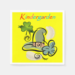 Serviette En Papier Papier Napkins St. Patrick's Day Kindergarden