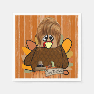 Serviette En Papier Papier Napkins Thanksgiving