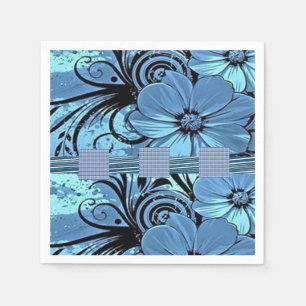 Serviette En Papier Papier Naples Floral