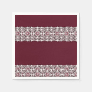 Serviette En Papier Papier Naples Floral