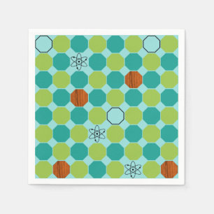 Serviette En Papier Papier octogone atomique