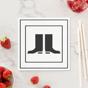 Serviette En Papier Papier panneau Gumboot