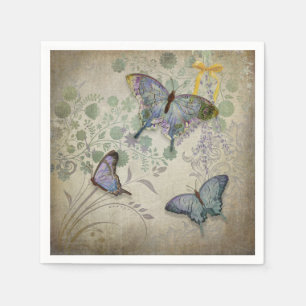 Serviette En Papier Papier papillon Papier de jardin Napkin