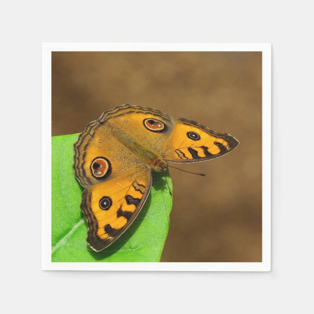 Serviette En Papier Papier Peacock Pansy Napkin (Devant)