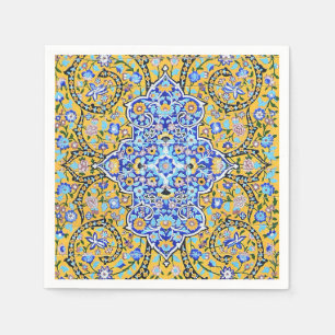 Serviette En Papier Papier peint en carreaux de Perse