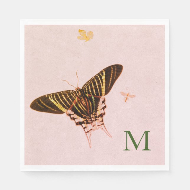 SERVIETTE EN PAPIER PAPIER PERSONNALISÉ BOUTEILLES EN ROSE NAPKIN (Devant)