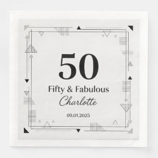 Serviette En Papier Papier personnalisé moderne et élégant avec écritu