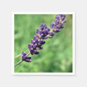Serviette En Papier Papier photo Lavender Stalk Napkins