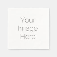 Papier photo personnalisé Napkin - Mariage personn