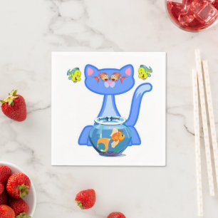 Serviette En Papier Papier, Poisson de chat