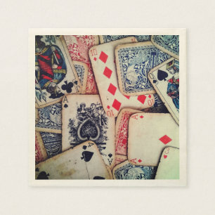 Serviette En Papier Papier "Poker" Napkins