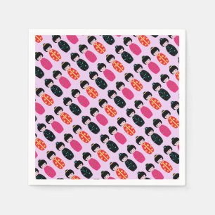 Serviette En Papier Papier poupée asiatique