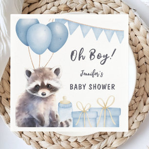 Serviette En Papier Papier pour Baby Shower Ourson de Bois Mignon Garç