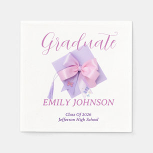 Serviette En Papier Papier pour fête de remise de diplôme avec casquet