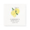 Papier principal citron jaune Napkin