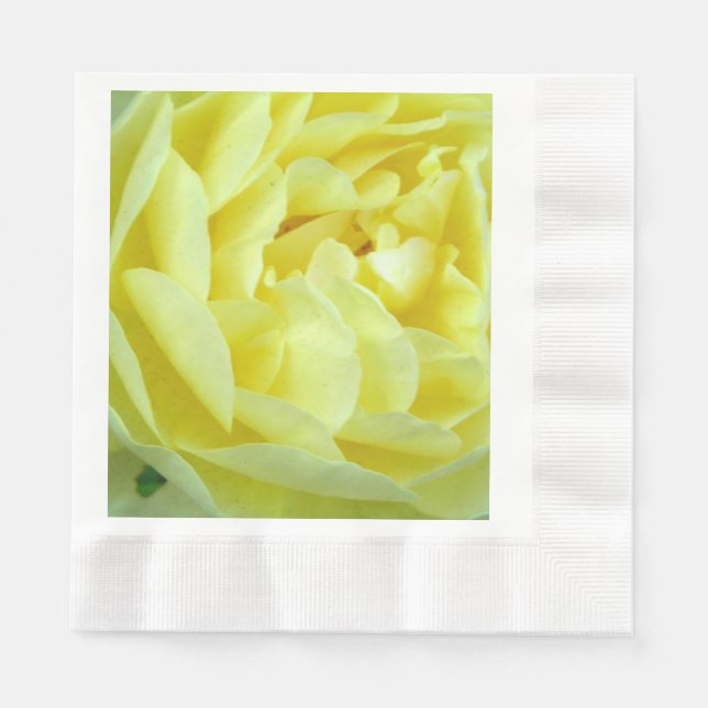Serviette En Papier Papier rose jaune (Devant)