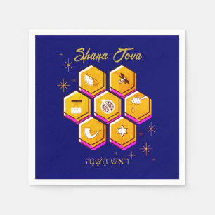 Serviette En Papier Papier Rosh Hashanah SHANA TOVA