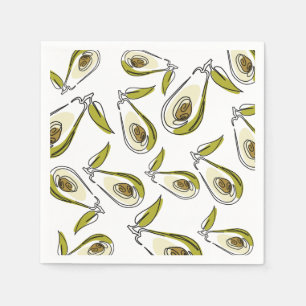 Serviette En Papier Papier serviette à l'avocat.