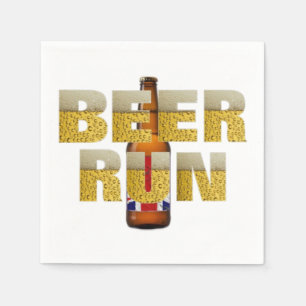 Serviette En Papier Papier serviettes amusantes Boissons de bière brit