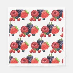 Serviette En Papier Papier-serviettes Berry