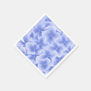 Serviette En Papier Papier serviettes-Hydrangées bleu