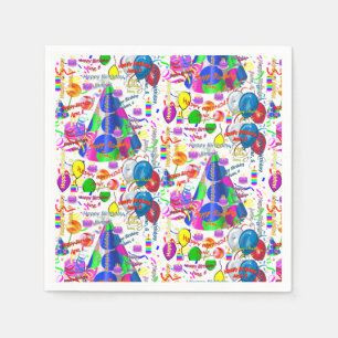 Serviette En Papier Papier serviettes juin, 6 anniversaire