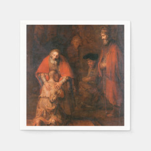 Serviette En Papier Papier serviettes Le retour Prodigue Son Rembrandt