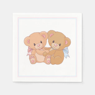 Serviette En Papier Papier Teddy Bear