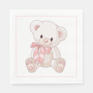 Serviette En Papier Papier Teddy Bear