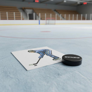 Serviette En Papier Papier temps de hockey sur glace