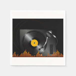 Serviette En Papier Papier Tourne-disque