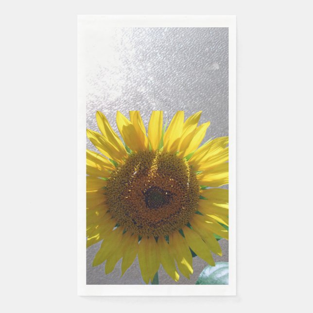 Serviette En Papier Papier tournesol Napkin (Devant)