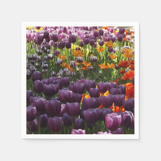 Serviette En Papier Papier Tulipe Napkin (Devant)