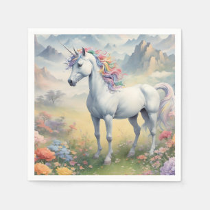 Serviette En Papier Papier Unicorne Napkin