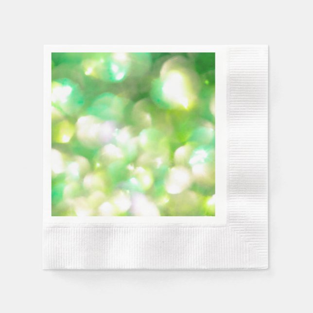 Serviette En Papier Papier vert (Devant)