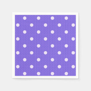 Serviette En Papier Papier violet Dotty Delft