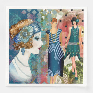 Serviette En Papier Papiers Art déco