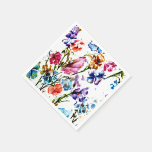 SERVIETTE EN PAPIER PAPIERS ET BLOOMS PAPIERS NAPKINS