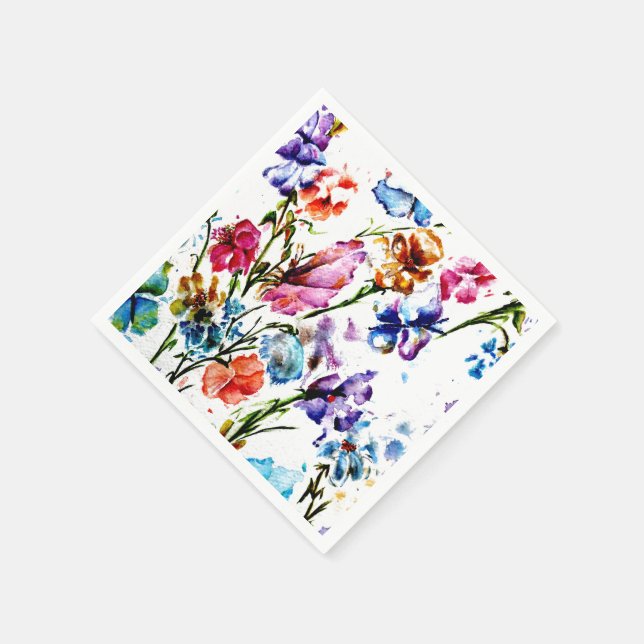 SERVIETTE EN PAPIER PAPIERS ET BLOOMS PAPIERS NAPKINS (Coin)