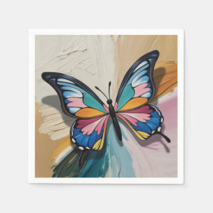 Serviette En Papier Papillon